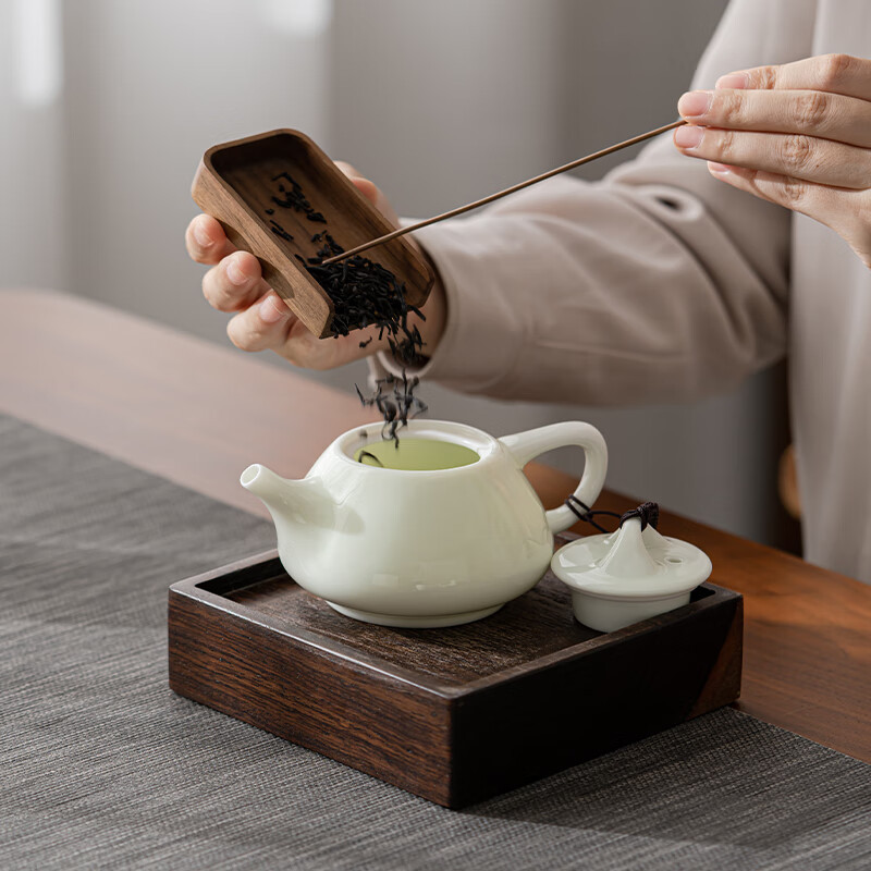 苏氏陶瓷(SUSHI CERAMICS) J1048 玉翡翠青瓷一壶六杯 七件套 (单位:套)高清大图