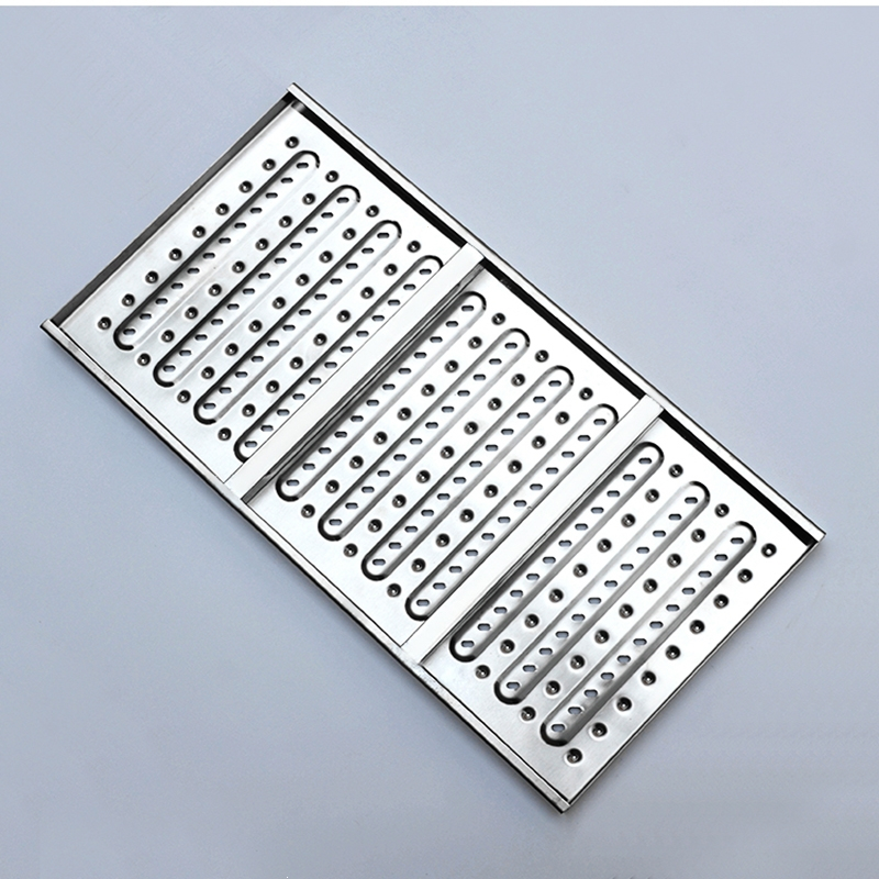 藤印象水沟盖板厨房下水道过滤网盖子饭店不锈钢地漏篦子酒店方长条