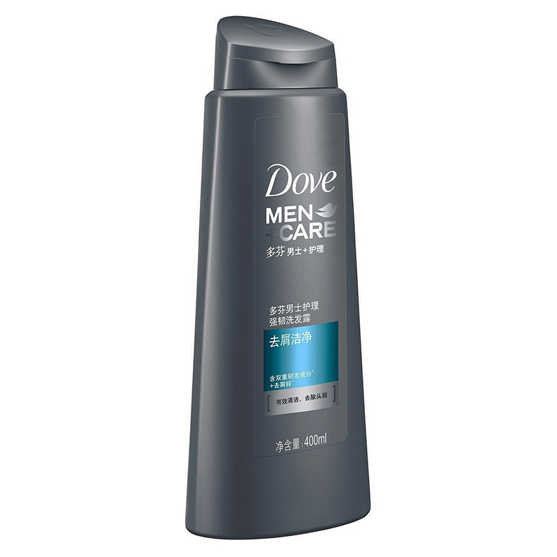 多芬(Dove)洗发水 男士+护理 强韧洗发露 去屑洁净400ml【联合利华】