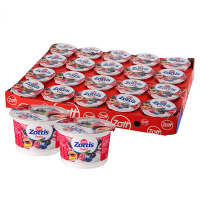 zott卓德脱脂含乳饮品(森林水果口味)100g*20杯 德国进口