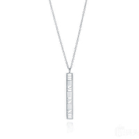TIFFANY&CO.蒂芙尼 atlas罗马数字镂空线条项链 S925罗马数字镂空线条项链
