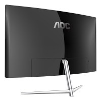 冠捷AOC 三代窄边框 曲面全高清办公游戏电脑液晶显示器 C32V1Q 32英寸 1080P 1700R曲率黑色