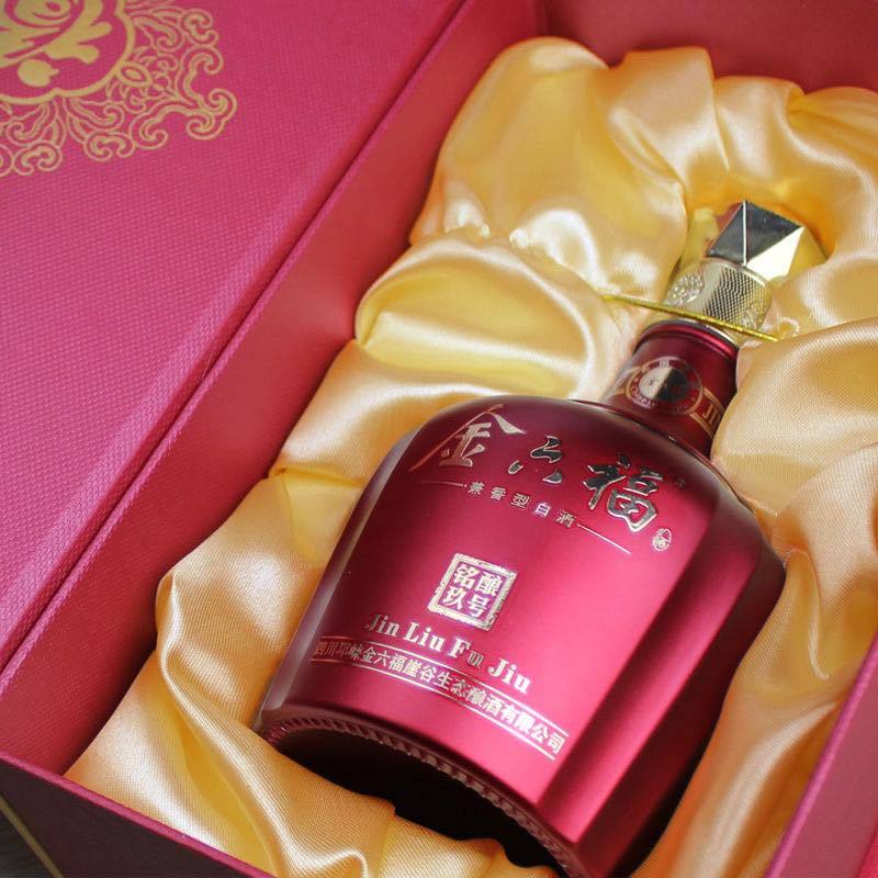 金六福铭酿玖号508度兼香型500ml6瓶整箱装纯粮食酒婚庆喜酒