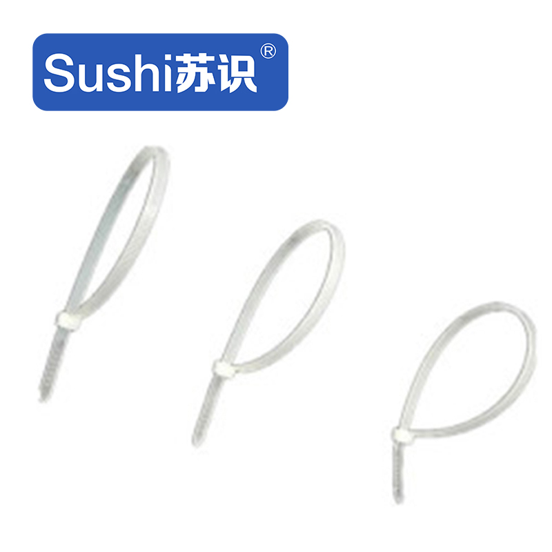 苏识 S-S076(4*150mm) 200个/包 加粗加厚自锁式尼龙扎带 (计价单位:包) 白色高清大图