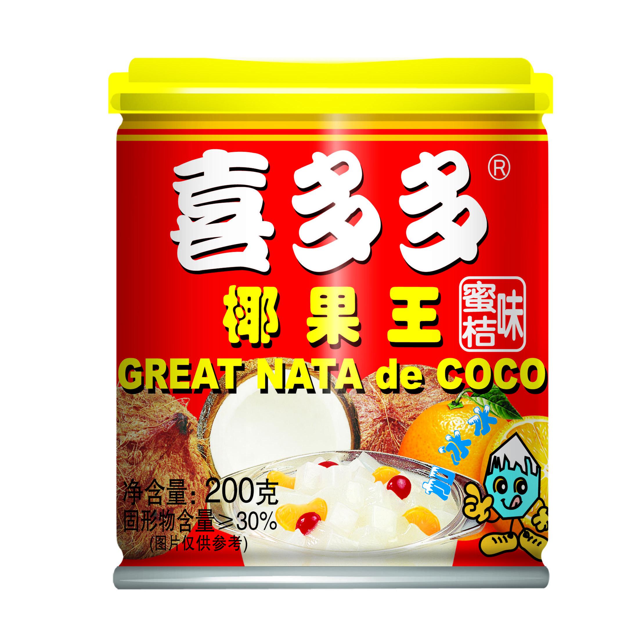 喜多多 椰果王蜜桔味 200g