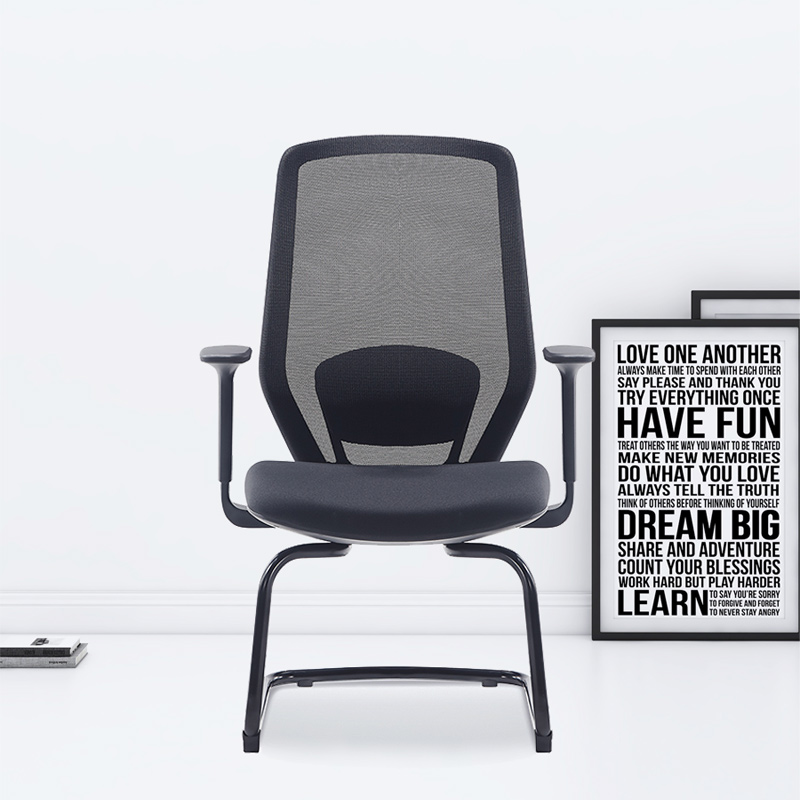 臻远ZY-7824 弓形椅办公椅人体工学椅电脑椅高清大图