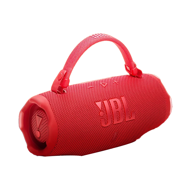 JBL CHARGE6 音乐冲击波六代 便携式蓝牙音箱+低音炮 AI音效增强 户外防尘防水 桌面音响 庆典红高清大图