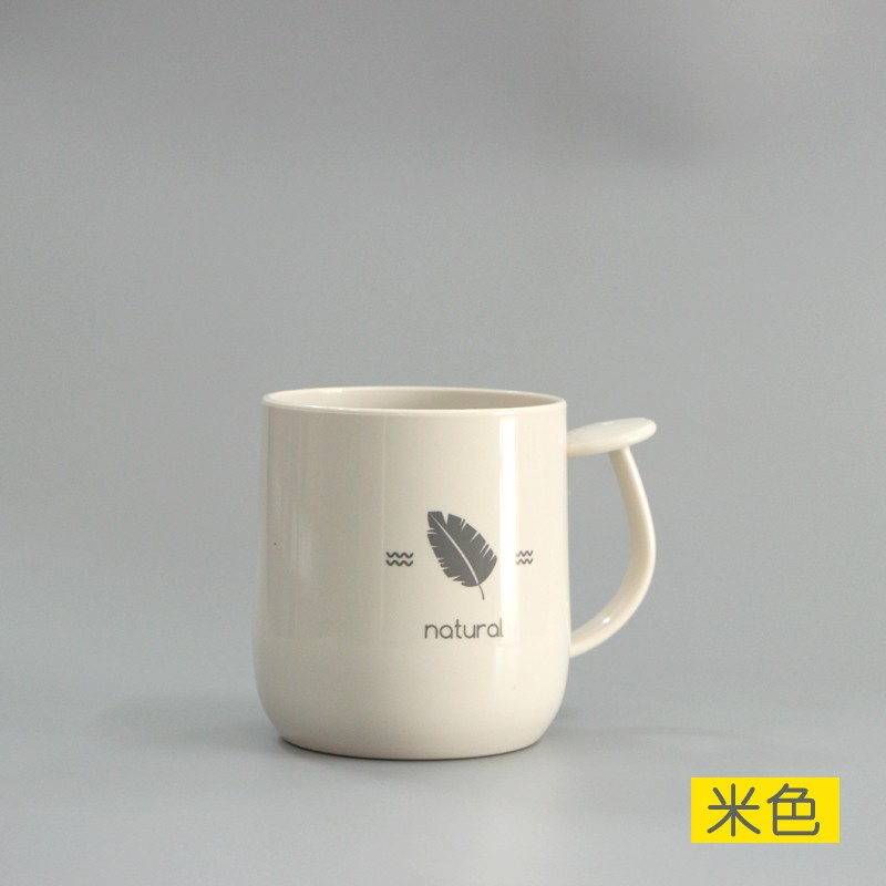 常规四色漱口杯卫生间洗漱杯浴室刷牙杯塑料牙刷杯牙缸子 三维工匠 粉绿+蓝米四个杯子高清大图