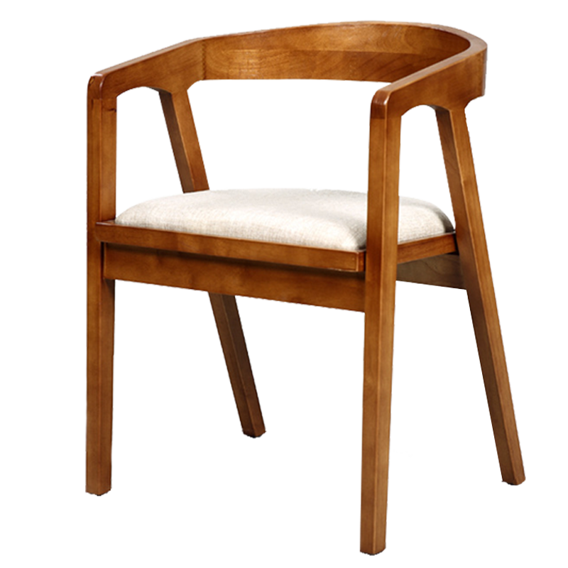 昇恒轩 复古实木椅新中式家具 SHX-0876 原木色/ 把高清大图