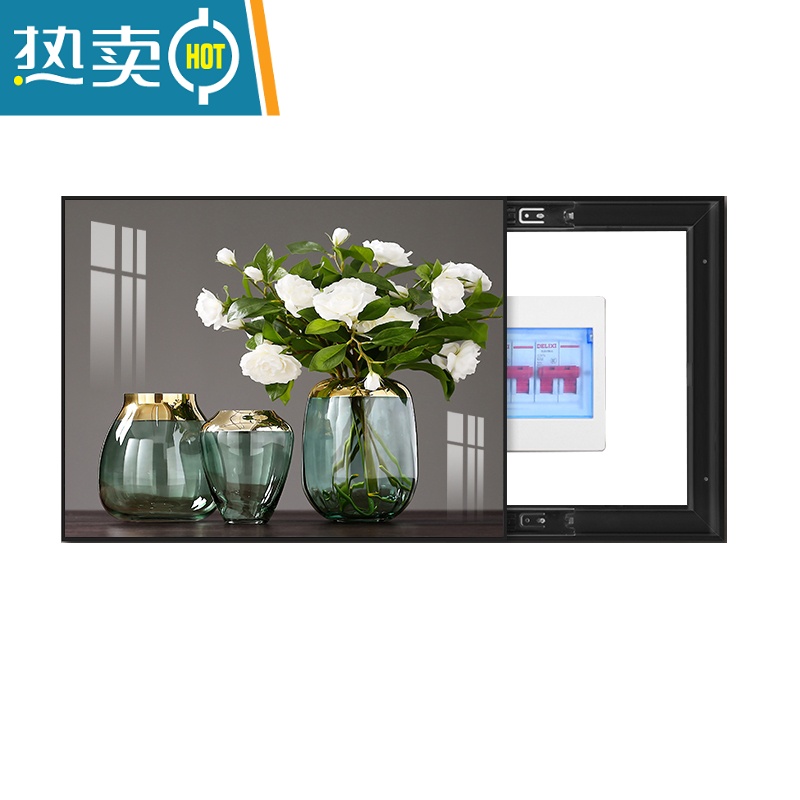 敬平电表箱装饰画免打孔客厅电闸盒配电箱遮挡总开关现代简约静物挂画装饰画高清大图