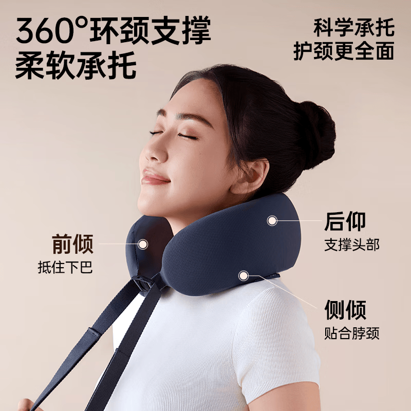 喜来康 颈椎按摩器按摩仪颈椎腰部背部热敷按摩披肩捶打 N3高清大图