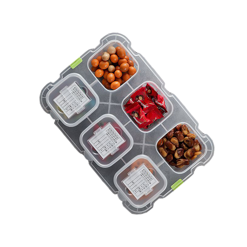 橙亿鸿 六连格留样盒 250毫升红边/个高清大图