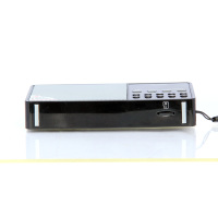[加赠备用电池]德生数码播放器/插卡d3 黑色 集数码MP3、电脑音箱、抗干扰 插卡低声音箱 插卡音箱 小巧 收音机
