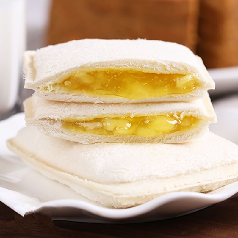 乳酸菌酸奶小口袋面包1000g早餐菠萝夹心紫米蛋糕