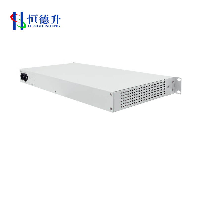 恒德升 万兆光口+8路线速物理隔离千兆网络光端机单纤LC20KM HDS-A059SBH600-OPT8GE20K高清大图