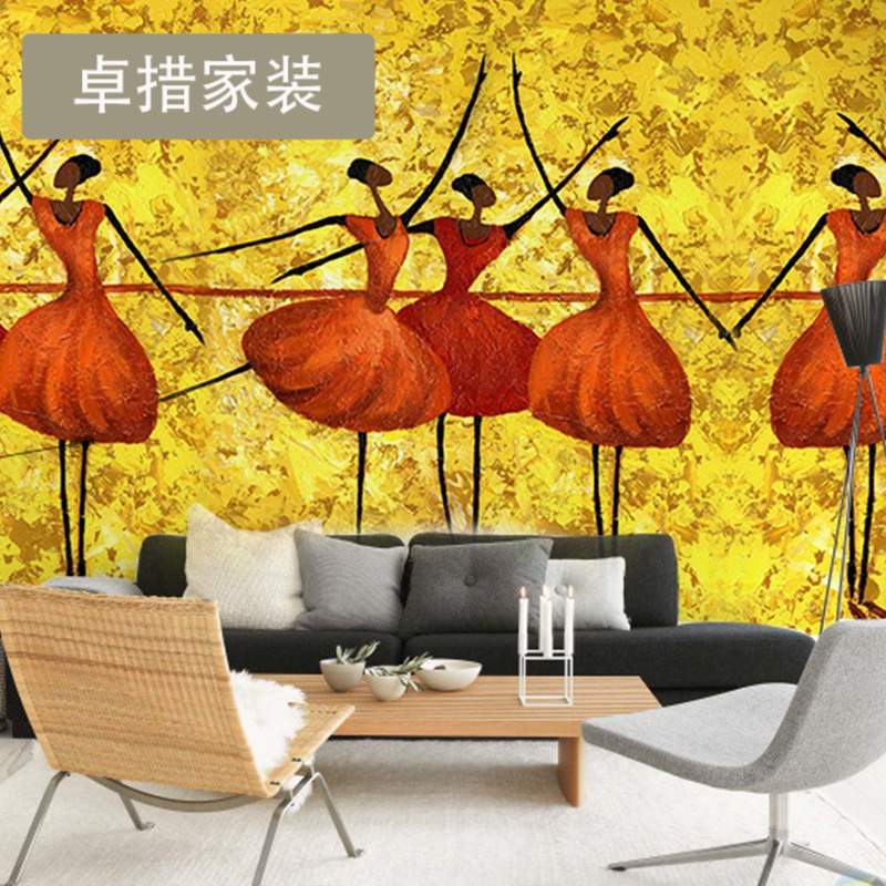 壁纸创意个性墙纸教室酒吧工程艺术壁纸定制大型复古无缝壁画壹德壹