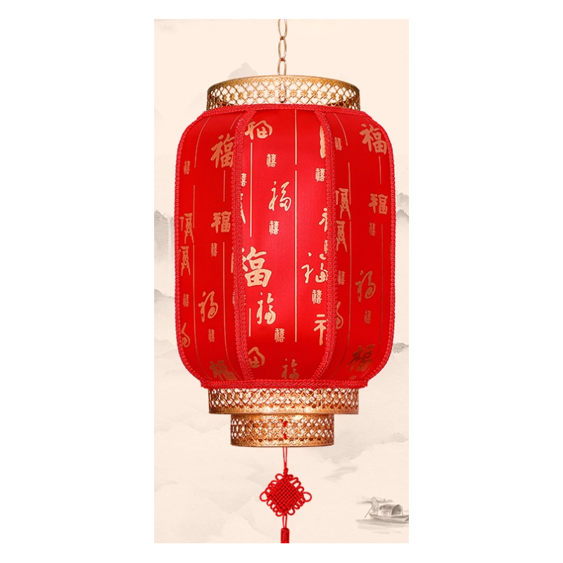 锦瑞星中式仿古红灯笼40cm/个高清大图