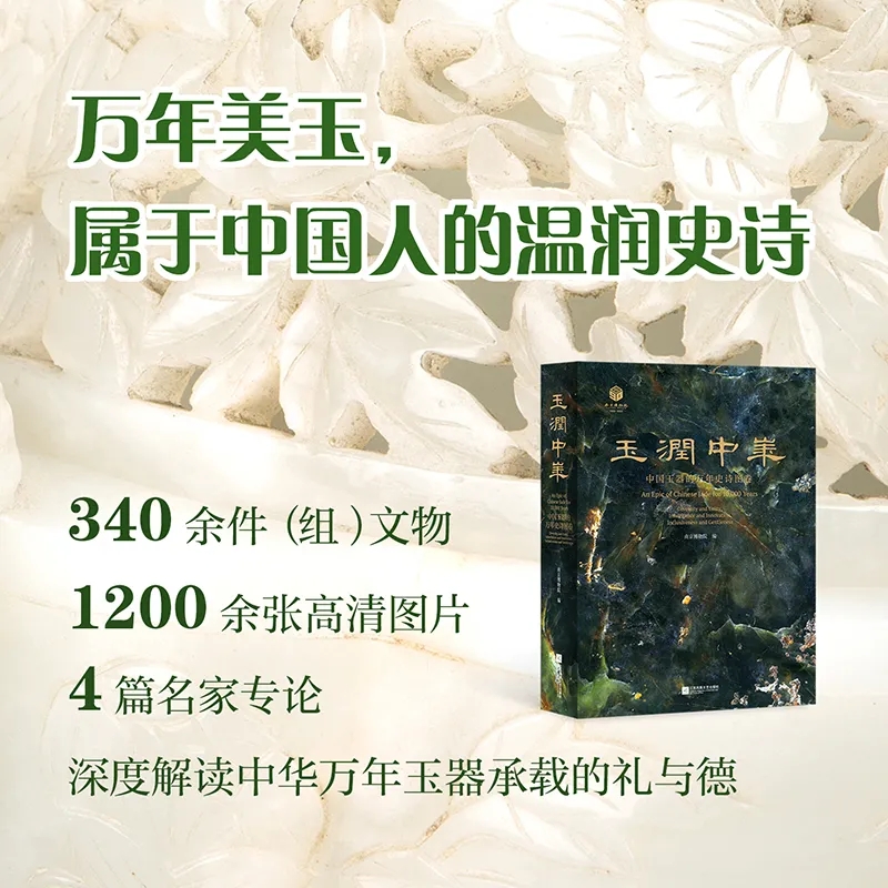 [正版]收藏 玉润中华:中国玉器的万年史诗图卷 340余件(组)精美玉器展示 1200余张文物及高清细节图玉器的自然高清大图