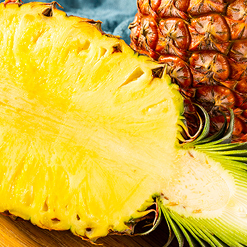 [西沛生鲜]海南金钻凤梨 净重8.5斤 4-6个 中果 当季新鲜水果 酸甜多汁 产地精选高清大图