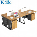 珂洋 屏风办公桌 四人位含柜 套