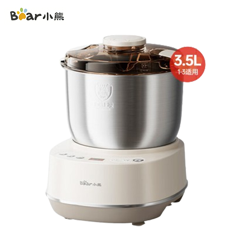 小熊(bear) 和面机3.5L 揉面机厨师机 全自动家用多功能活面搅面机 面包面粉发酵醒面 HMJ-D35P1 / 台
