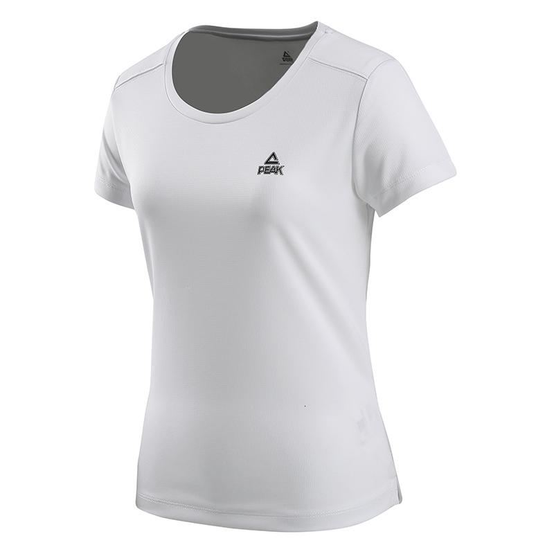 匹克短袖女新款夏季轻薄网面透气圆领t恤时尚运动休闲女子短t半袖_421