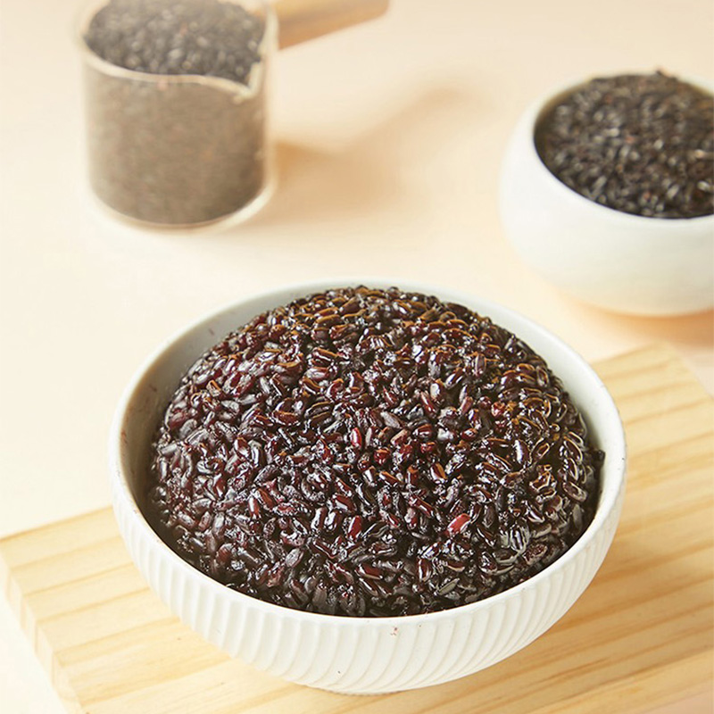 燕之坊黑米颗粒饱满大小均匀品相完好软糯可口米香浓郁罐装1kg高清大图