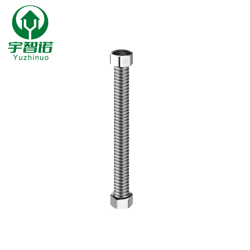 珈瑄 不锈钢波纹管 热水器冷热水管防爆抗压波纹上水软管 DN40*10cm 根高清大图
