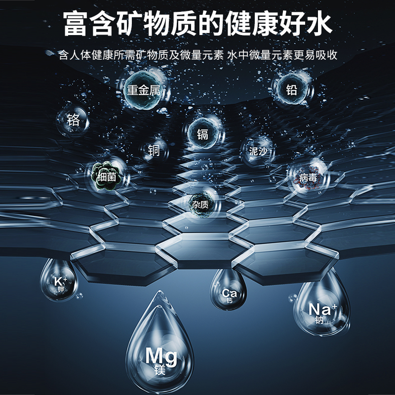 美菱(MELING)净水器家用厨房超滤直饮厨下式净水机自来水龙头前置过滤器 摩登灰[自己安装]