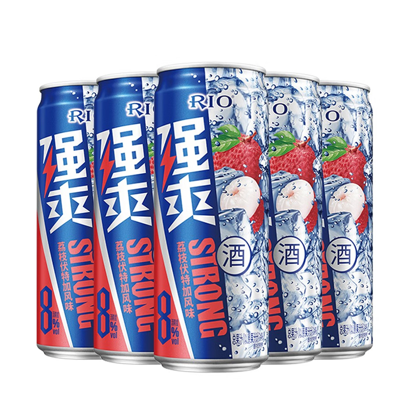 rio强爽荔枝伏特加风味鸡尾酒预调酒500ml12视频