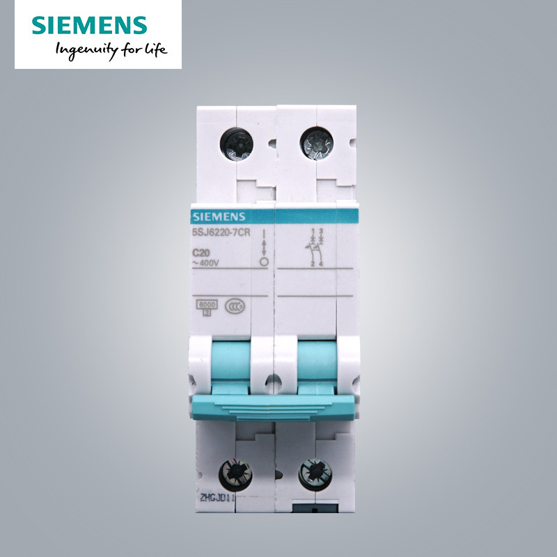 西门子(SIEMENS) 空气开关2P双进双出 20A标准型断路器5SJ62207CR