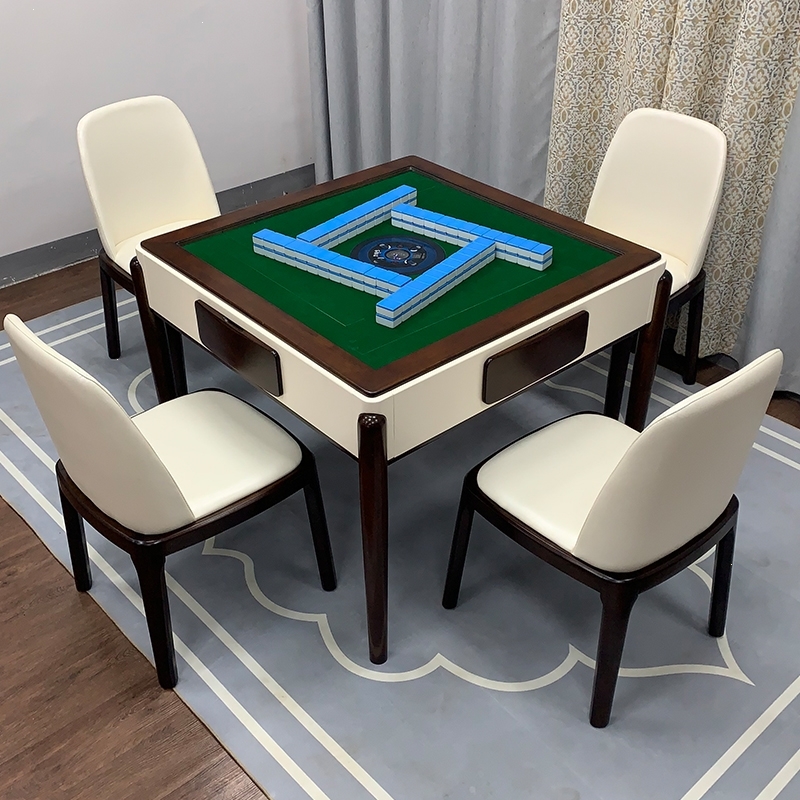 现代简约实木餐桌两用麻将机古达全自动家用一体电动麻将桌多功能机麻