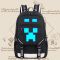 黑色机器人[普通款] 我的世界书包动漫背包游戏周边双肩包苦力怕中小学生韩版潮流夜光