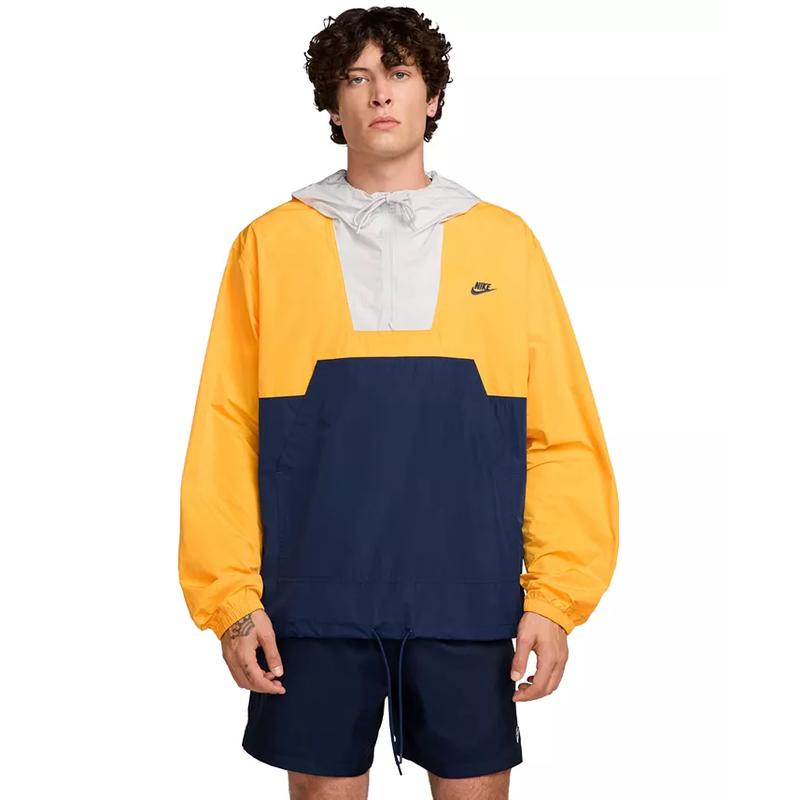 耐克(NIKE)男士运动夹克防风防水休闲宽松抽绳连帽夹克户外耐穿刺高清大图