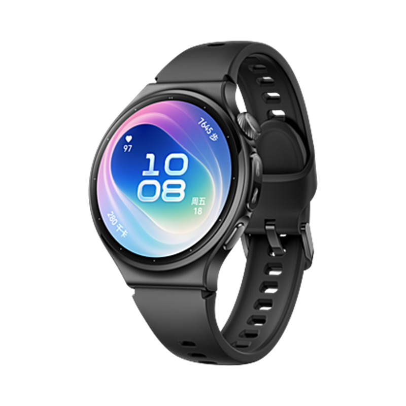 华为HUAWEI WATCH6 46mm苍穹黑不锈钢表壳支持高尿酸高血压风险研究华为eSIM独立通信手表华为智能手表高清大图