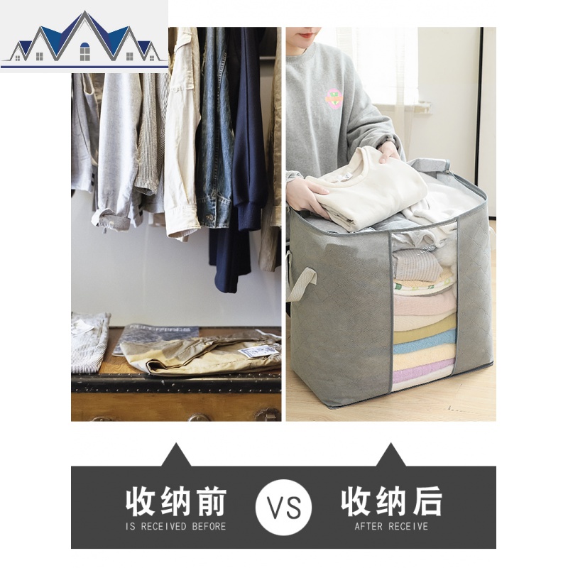 装被子收纳袋家用衣物棉被衣服整理行李超大容量打包袋子搬家 三维工匠收纳包高清大图