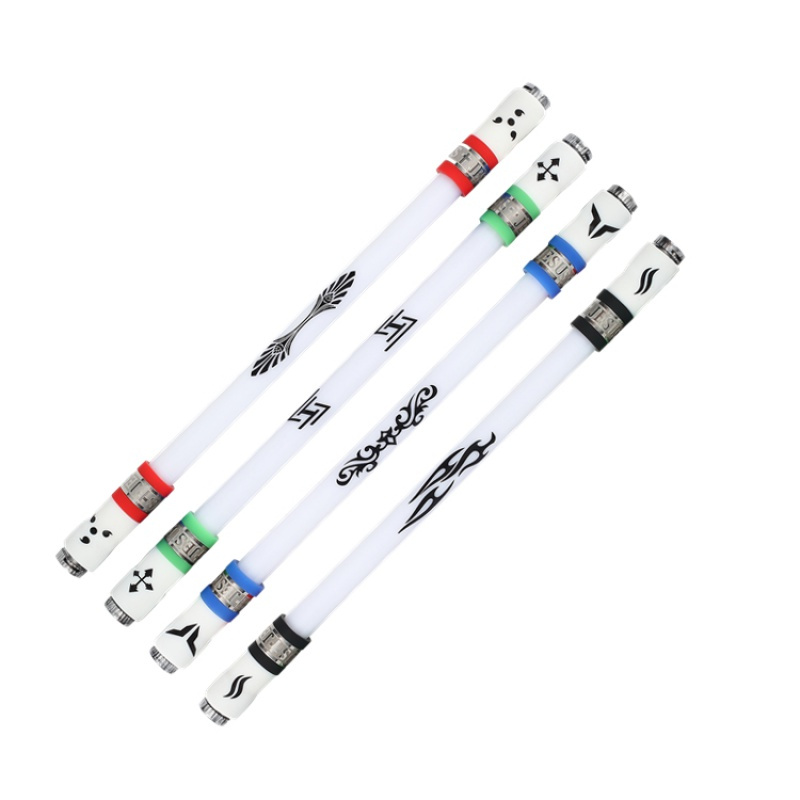 转转笔泉记转转笔发光转笔超炫发光笔黑旋风新手转转笔初学者转笔送