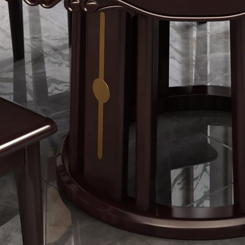 鑫龙都 圆桌 一桌八椅1.5米 套高清大图