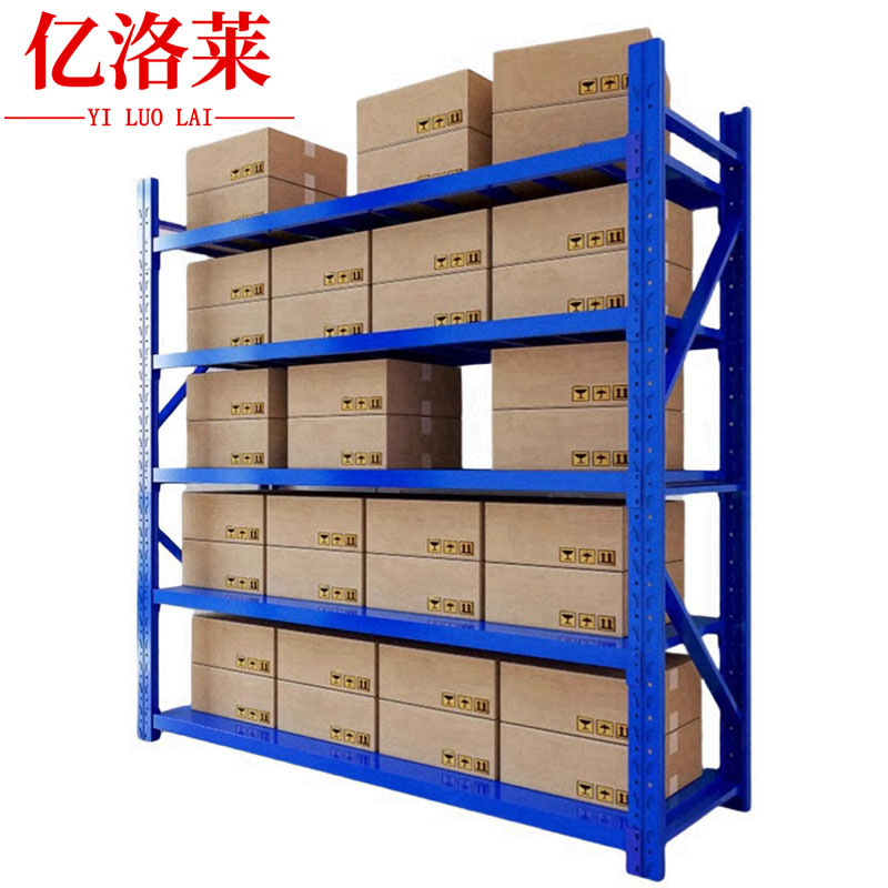 亿洛莱重型仓储货架材料架1500*400*2000mm五层(500kg)组高清大图