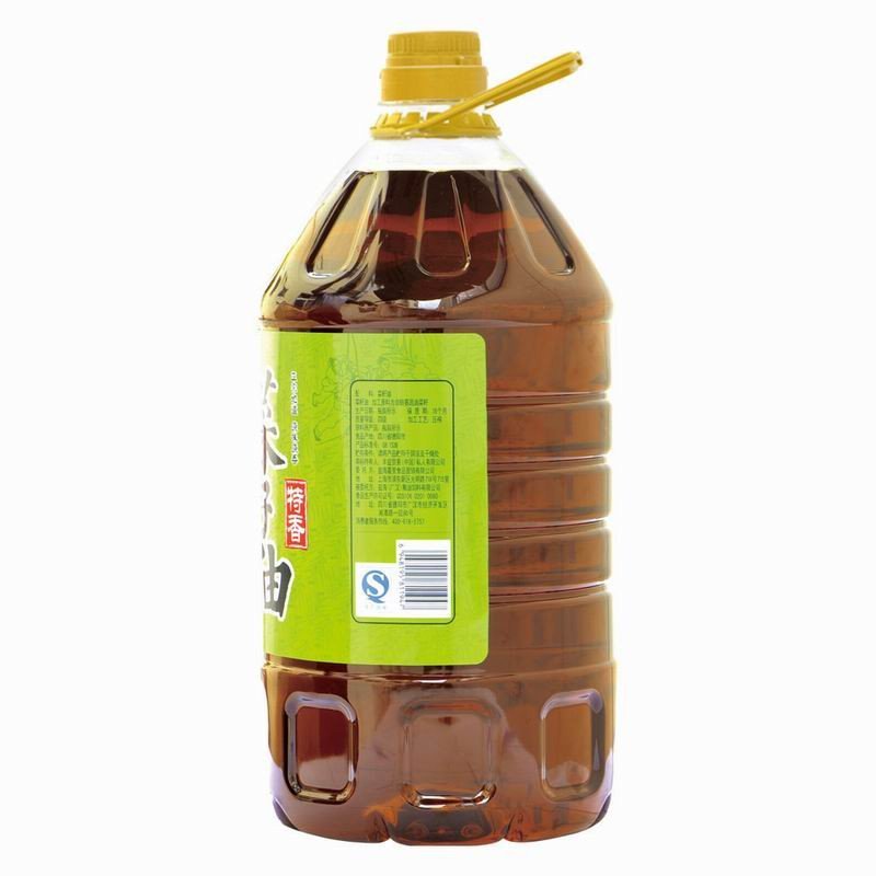 鲤鱼牌特香菜籽油5L(非转压榨)