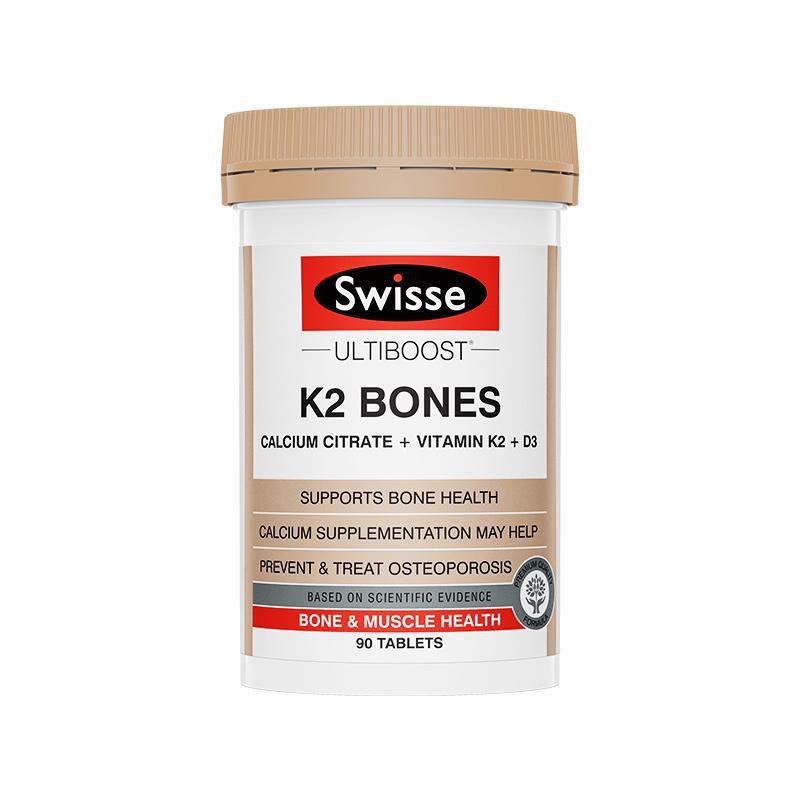 Swisse K2钙维生素D骨骼片 90片