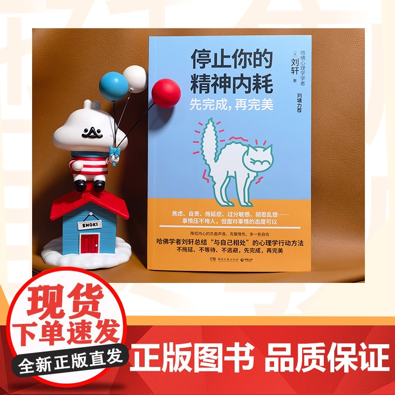 停止你的精神内耗先完成再完美 哈佛学者刘轩总结与自己相处的心理学行动方法 不拖延不等待不逃避 正版书籍高清大图