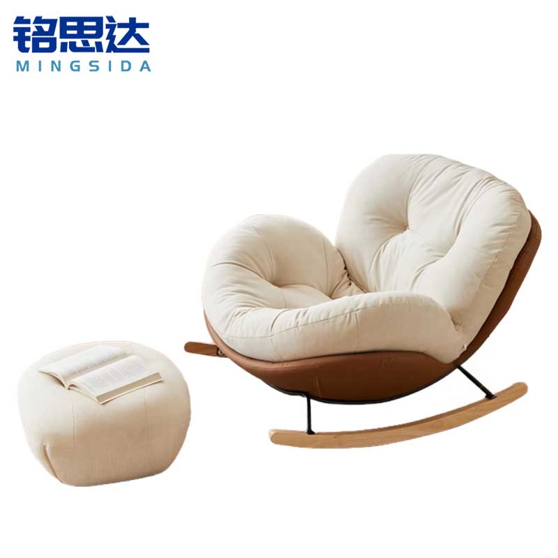 铭思达懒人沙发带脚踏套高清大图