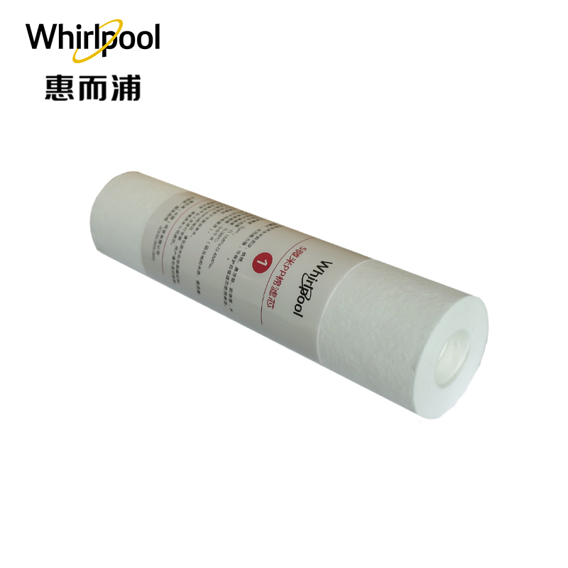 帮客材配 Whirlpool惠而浦净水器R50C61、R50C62、R50C63净水机10寸纤维PP棉滤芯 第1级高清大图