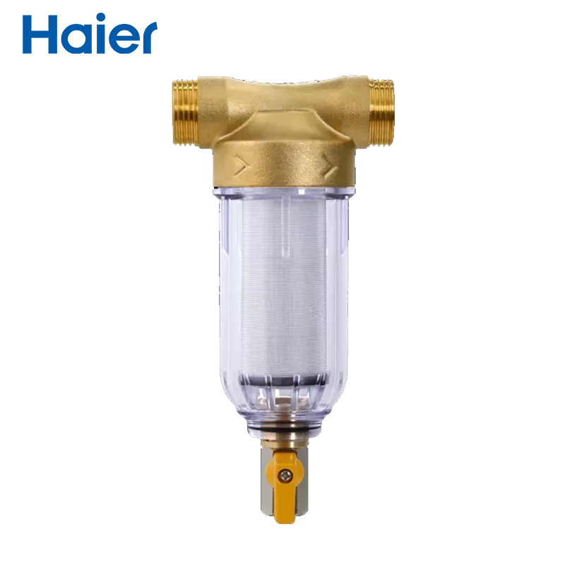 海尔(Haier)前置过滤器HP10 家用前置过滤器全屋水路保护器反冲洗家用过滤杂质