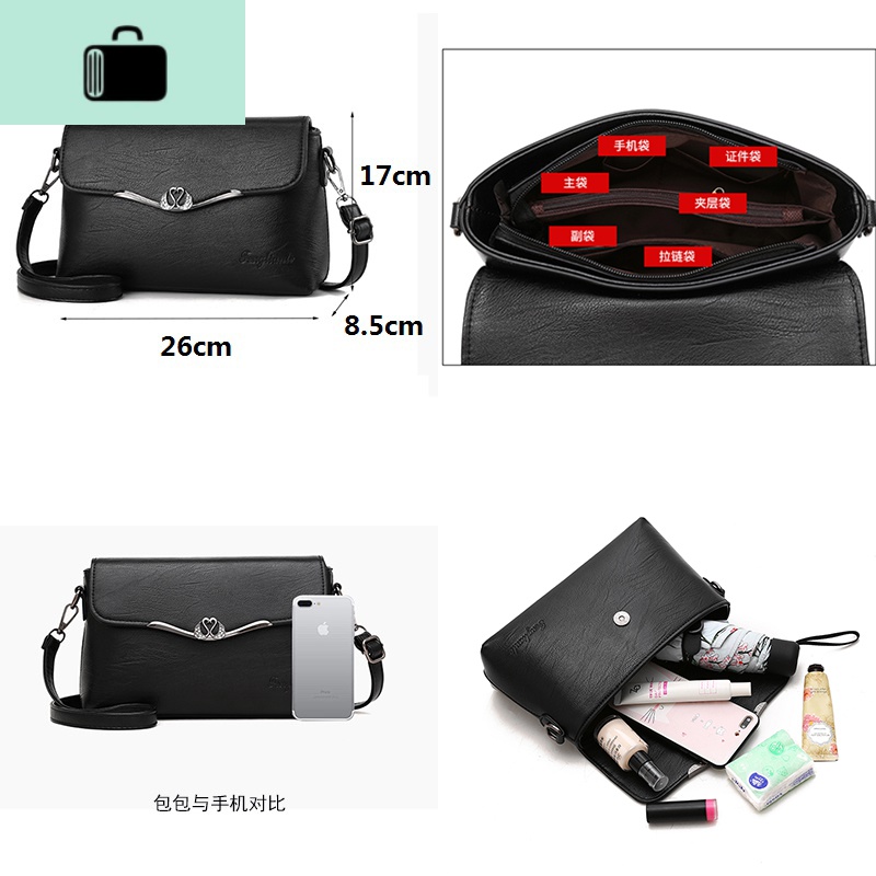 中年女包妈妈包包2020新款潮时尚斜挎包软皮单肩小包买菜包零钱包NEW LAKE高清大图