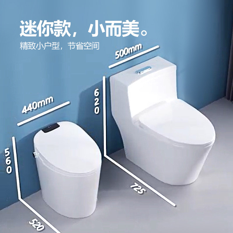 藤谷/TUNGO 全自动智能马桶一体式电动坐便器自动翻盖即热式无水箱小户型迷你虹吸座便器