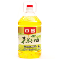 国企中昌Zhong Chang纯正菜籽油5L 非转基因压榨一级菜籽油食用油5L