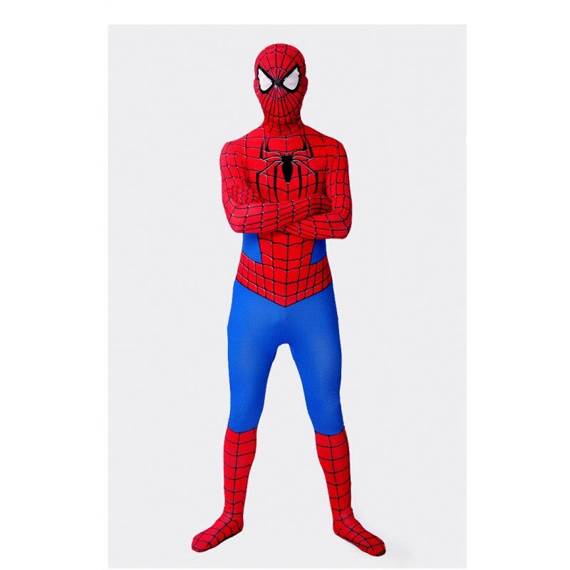 迪鲁奥(DILUAO)蜘蛛侠紧身衣儿童男孩超人套装 钢铁万圣节cos童装美国队长衣服夏图片