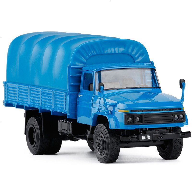 景荣升辉 1/36 解放ca10型卡车 合金车模运输 声光回力玩具军事模型